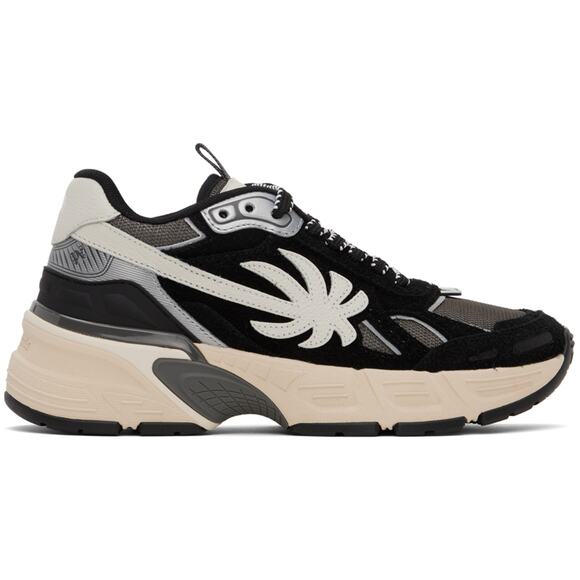 Palm Angels Pa 4 Black Rubber Sneakers Size 12